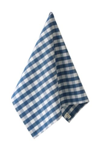 Полотенце кухонное "Крос",размер 40х60см, цвет темно-синий, жаккард, Вологда