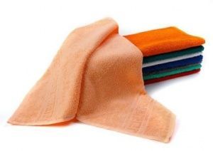 Полотенце махровое 30х50, цв. персиковый, 380гр/м2, Узбекистан