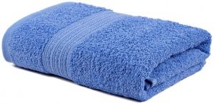 Полотенце махровое 40х70, цв. голубой, 430 гр.Туркмения Б