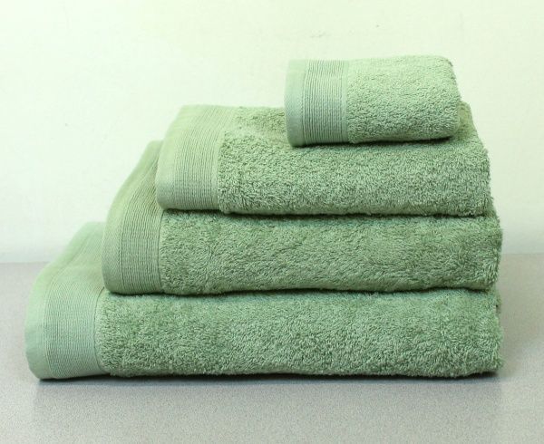 Полотенце махровое 50х100 светло-зеленый, "GUTEN MORGEN"