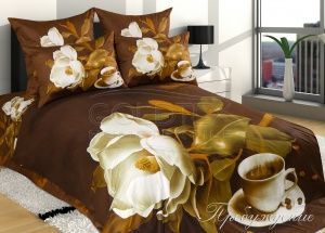 Постельное белье сатин набивной "3D" 2,0 сп, Пробуждение "ГолдТекс"