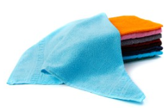 Полотенце махровое 30х50, цв. ярко-голубой, 380гр/м2, Узбекистан