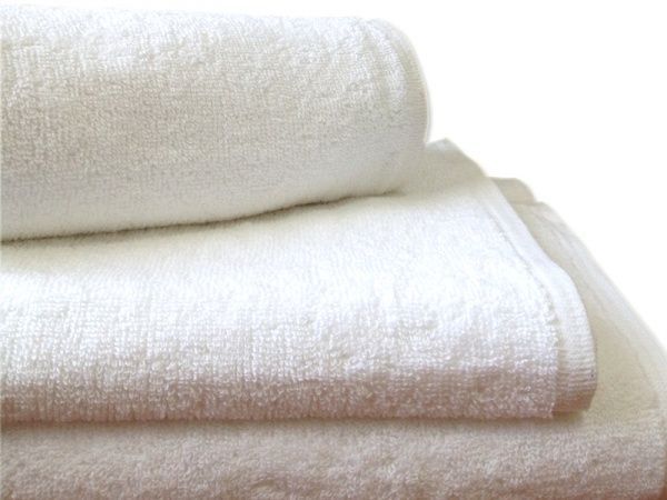 Полотенце махровое 30х50, цв. белый, 380гр/м2, Узбекистан