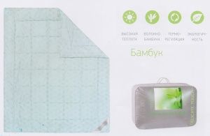 Одеяло "Бамбук" DELICATE TOUCH, 140х205, чехол mikrofine "GoldTex"