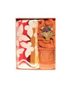 Комплект подарочный "Домовичок"  (п-це 50*90, 70*140, домовичок сувенирный)