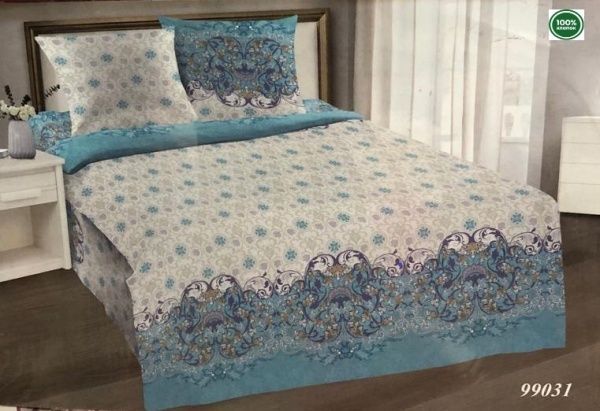 Постельное белье бязь наб. 2.0 сп.((под.175х215, пр.180х215,нав 70х70 -2 шт)пл,142 г/м2, Шуя