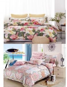 Постельное белье твил набивной 1,5 сп. ( под 150х200,пр.180х230 нав 50х70-1 шт 70х70- 1 шт) "ТАНГО"