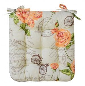 Комплект сидушек (2 шт) 40*40,чехол-рогожка,наполнитель: поролоновая крошка "Винтаж"