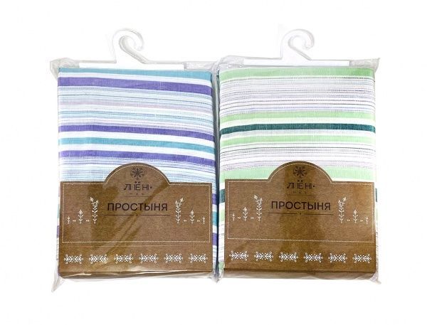 Простыня п/лён (30%-лен,70-хлопок) с просновками , Евро (220х240) ц/кр,175102 ЯК