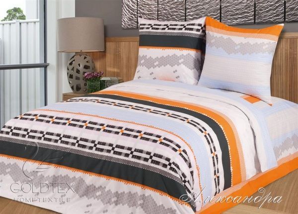 Постельное белье поплин 2,0 сп.Е, Александра "ГолдТекс"