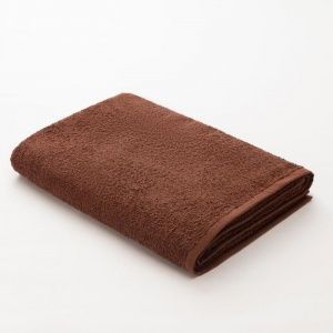Полотенце махровое 50х100, пл. 500г/м2, цв. шоколад, ЛАКАСА-ТЭКС