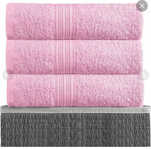 Полотенце махровое 70х140, цв. розовый, 430 гр.Туркмения Б
